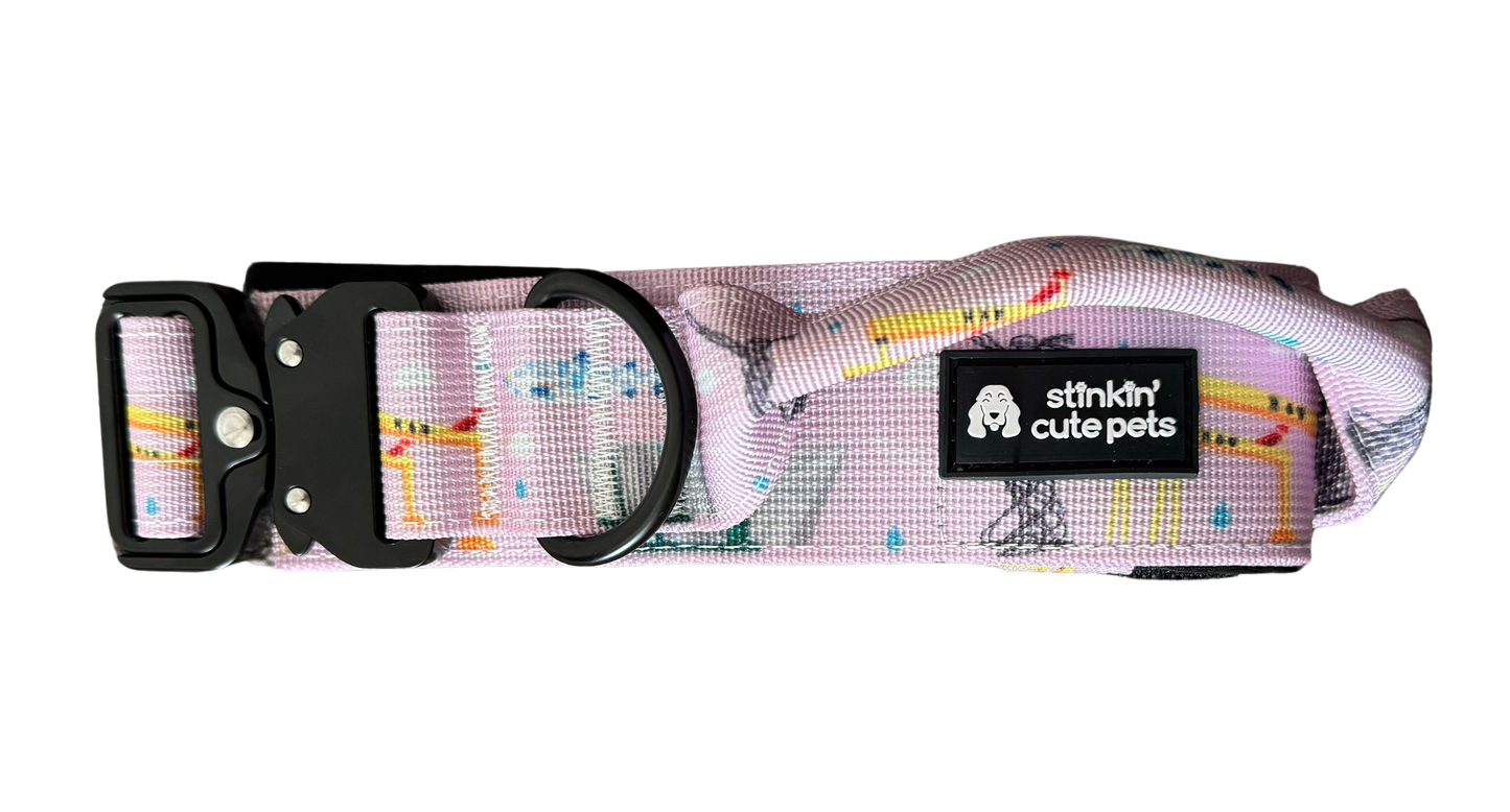 Belfast Pink Tactical Collar (Adjustable)