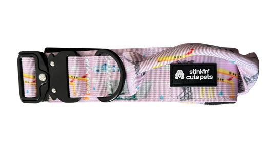 Belfast Pink Tactical Collar (Adjustable)
